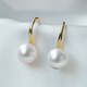 Queen of Pearls S925 Silver 8-9mm Freshwater Pearl Earrings High Heels Ear Hooks Birthday Gifts for Women Holiday Gifts