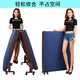 Oulaiteman installation-free reinforced folding sheet single bed multi-functional office sofa bed lunch break nap folding bed Navy 1.2x190cm