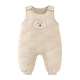 Mini Bala boys and girls winter pants warm belly protection trousers three-proof overalls