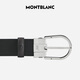 Montblanc Horseshoe Pin Hebilla Gradiente Color Fumo Gris 35 mm Cinturón/cinturón 129437 Regalo para hombres