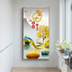 Pintura decorativa de porche de xiaolulina Versión vertical simple simple Resumen Pintura colgante Sofá Muro Mural Corredor Pintura de porcelana de cristal