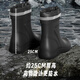 Botas de lluvia de mono de la boca grande botas de lluvia impermeables al aire libre para hombres zapatos de goma zapatos de agua resistentes al desgaste estilo de atar 40 [solo una talla más grande]