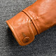 
Show Stage Niche Wax-Sensory KB Bear Men's Top Layer Cowhide Leather Jacket High-quality Fashion Genuine Leather Jacket Orange 3XL/185