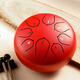 LU RU LOTUS ETHÉRÉE ENTÉRAL 8-TONE 6 pouces portables pour les enfants pour enfants en acier Couleur Couleur de percussion creuse