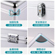 Jinlongxing aluminum alloy household medicine box small medicine box first aid box medicine lock storage box corporate medical box 9 inch
