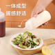 Baiji squeeze sauce bottle tomato salad sauce squeeze bottle kitchen seasoning bottle oil bottle pointed mouth bottle honey jam sauce pot sauce bottle squeeze sauce bottle 450ml 2 pack with scale