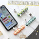 [JD Express] Cable fixer Pea cable processor data cable storage charging fixer fixer fixer fixer clamp wall sticker mobile phone bedside charging cable 2 packages-color random