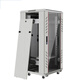 Tuteng Network Standard Computer Room Cabinet 22U Server Switch -Stromverstärker 600 Tiefe 600 Höhe 1250 mm grau und weiß RAL7035 Farbe TS.6622 Vorderglas Heck -Mesh -Tür vorne