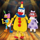 La nueva serie de circo de Lele Brothers pequeñas bloques de construcción de partículas digitales de construcción digital de juguetes para niños Decoración de dormitorios de circo C5307 [46 Recuento de partículas]