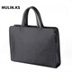 MuLin.Ks Men's Handbag Business Briefcase Men's Canvas Casual Computer Bag Crossbody Document Bag Large Capacity Briefcase Black - Trolley Case Straps on the Back