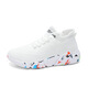 Dianou 2025 Nouvelles chaussures célibataires décontractées grandes tailles SOLUX SOLUX SOBSE SPORTS SHOINS PULODIQUE POLUSTUTILE TOP TOP SOCK SOCK LLN 7027 Couleur de soie de poisson noir 36