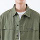 Jacket de trabajo de algodón Primavera y verano La chaqueta de trabajo de algodón puro de algodón de algodón de gran tamaño para hombres de hombres de moda.