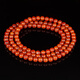 Xiyinfu natural Wasi old mineral material Liangshan Nanhong loose beads flame pattern round single bead agate bodhi bracelet cultural toy accessories diameter about 9mm/piece