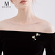 Mck Hetian Jade Magnolia Brooch High-end Women's Suit Corsage Accessories Chinese Valentine's Day Gift Brooch (Jingcang/Nearest Shipment)