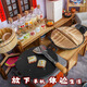 寂皇迷你小厨房玩具真煮全套做饭厨具真实版煮饭套装儿童女孩过家家 升级大锅大灶套餐二
