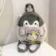 
Yuze Penguin Backpack Women Ins Cute Cartoon JK Girl Doll Bag Doll Plush Casual Mini Small School Bag Off-White Small Title