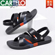 Kartelmarke High-End-Sandalen Herbst herbstlich trendy und modische Sandalen mit Dual-Purple Outer Wear-resistenter Strandschuhe schwarz 9793 38