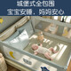 Baozhixuan bed fence bed guardrail baby crib bezel baby anti-fall guardrail vertical lifting [seamless design] Crown Bear 2m single-sided