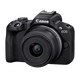 Canon r50 mirrorless camera entry-level R50 APS-C format travel home student vlog video 4k compact and portable digital camera Canon R50+18-45 black kit package one 128G card-shoulder bag UV mirror-backup battery ready to use