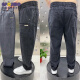 GP Guangzhou Xintang Jeans Herren Sommer Spring Neue Sechspocket-Jeans Herren-All-Match-Stretch-Casual-Hosen Internet Promi Mode Marke Loose Harem Hosen Sechs Taschen 8632 graue Frühlings- und Herbststil 2xl [135-150jin [Jin gleich 0,5 kg]]