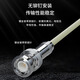 Boyang 2M jumper BNC-BNC 2M mega E1 connector finished jumper syv75-2-1 coaxial cable DDF adapter jumper 2 core 2 meters