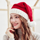 Domeiyi Christmas hat Christmas decoration Christmas headdress Santa Claus children adult dress knitted hat