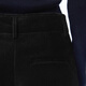 JNBY/Jiangnan Bubble Spring and Autumn Shorts Loose Fleece Casual Pants Soft Commuter Exquisite Straight Pants 5N8E12190 001/Black M