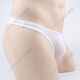 Ye Zimei men's ice silk underwear sexy transparent thong men's low-waist briefs men's temptation U-convex breathable sexy underwear one size flesh color