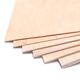 Zi Jiafu aircraft model building model material wood board pyrography thin wood board material handmade diy basswood laminate wood strips 20cm*20cm*2mm [3 pictures]