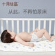 October crystal baby changing pad baby sheets washable waterproof large breathable anti-wetting bed knitted printing Yunduo medium size (70*90CM)