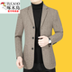 Woodpecker (TUCANO) three-button men's suit spring business casual suit woolen small suit spring and autumn jacket 82305 gray 4XL 195 recommended 190-210Jin Jin equals 0.5 kg