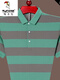 Woodpecker men's clothing brand high-end official summer pure cotton short-sleeved T-shirt men's striped lapel business casual loose half-sleeved body flagship 826 orange XL flagship 175 (recommended 130-150Jin [Jin equals 0.5 kg])
