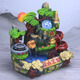
Rockery Landscape Flowing Water Fountain Living Room Ornaments Mini Small Fish Tank Water Truck Circulating Water Alpine Bonsai Opening Gift Fog #12044 Flowing Water Makes Money