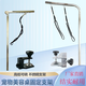 Xin Chong Zhi Kang Pet Grooming Table Bracket Dog Grooming Table Fixed Rope Stainless Steel Boom Fixture Large Clamp Clamp Small Boom 1 Set Includes Clamp, Boom, and Rope