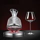 Yahaoying shaker decanter rotating red wine household tumbler wine dispenser sense decanter stainless steel magnetic base rotating decanter