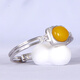 Mingpo Shijia Silver S925 Amber Bracelet Natural Beeswax Bracelet Women's Baltic Bracelet Jewelry Birthday Gift Authentic