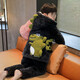 YouGang Children's Pyjamas Jungen im Herbst und Winter verdickte Koralle Samt dreischichtige Baumwolljacke Flanell Baby Home Kleidung LDR9922 Baumwoll Pikachu 120 cm (12 Größen empfohlene Höhe 115-125)