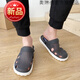 Doktor- und Krankenschwesternschuhe Spezielle Hausschuhe für Operationssäle, Anti-Rutsch-Kee-Resistant-Lochschuhe, Außenschluschern der Sommer-Männer, atmungsaktive Kopf-Soft-Soled-Sandalen, personalisierte Trends, tägliche Schuhe Überwachungsraum-Experiment-Arbeit, Shanghai Juli 3524-Khaki 40 [Standard-positive Größe]