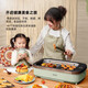 Daewoo (DAEWOO) electric barbecue home electric oven smokeless barbecue multi-functional electric barbecue pan Korean barbecue kebab machine suitable for 3-5 people SK1 green