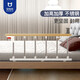 Beeio no-punch bed fence for the elderly, bedside guardrails for paralyzed patients, stainless steel, anti-fall, foldable bed guardrails, wood grain stainless steel + 6 levels + 3 bases / no punching