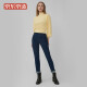 Jing Tokyo-made jeans for women 21 spring elastic high-waisted tight-fitting pencil pants to tighten the waist and lift the hips for slimming dark blue 28