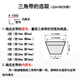 三角带a型皮带381到9000A710A800A838A900A914A940A965A991 A650Li