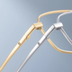 MARCO DE GA GAJAS DE SEROVA SLOMA PARA MEN 7G MYOPIA ultra-luz completa Marco cuadrado Marco de titanio para gafas de negocios marco SP867 SLOWA SP867 Silver C02 Single Frame (con tela de espejo espejo)