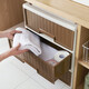 
Interactive space drawer storage box imitation rattan wardrobe transparent storage box clothes underwear home dormitory plastic finishing box storage cabinet 9717 large size 3 floors width 56.8 depth 39 height 62