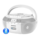 Panda (panda) CD107 Cad Player Recorder CD Player Reproductor de CD DVD Reproductor de Aprendizaje Inglés CD880 White [Bluetooth CD/DVD/Carácter]