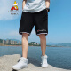 Scarecrow (MEXICAN) shorts for men 2020 summer thin fashion trend large pants five-point pants for young men loose versatile casual sports pants men's black XL