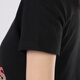 Adidas women's clothing 2025 summer new comfortable breathable running training casual cotton sportswear short-sleeved T-shirt FJ5010/black S