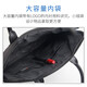 
Ateyhoc JS-825/826 portable document briefcase B4 three-dimensional document bag customized document bag waterproof conference information bag 825 black (size: 380*310*55MM)