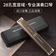 Swan allemand Gong importé 28 trous harmonica professionnel jouant accent Advanced adulte débutant instrument de musique haut de gamme [grain de bois rose léger] C-ton polyphonique 28 trous [pas d'empreinte digitale]