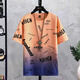 Boledi Boys Trendy Sommer kurzärmeliges T-Shirt 12-15-jährige Teenager-Jungen aus Baumwolle, halbärmelte 14 Junior High School-Schüler Top-Kleidung 683 Weiß (Kurzärärmel + Shorts) hohe Qualität 165 (l) empfohlen 98-120 Jin [Jin gleich 0,5 kg]